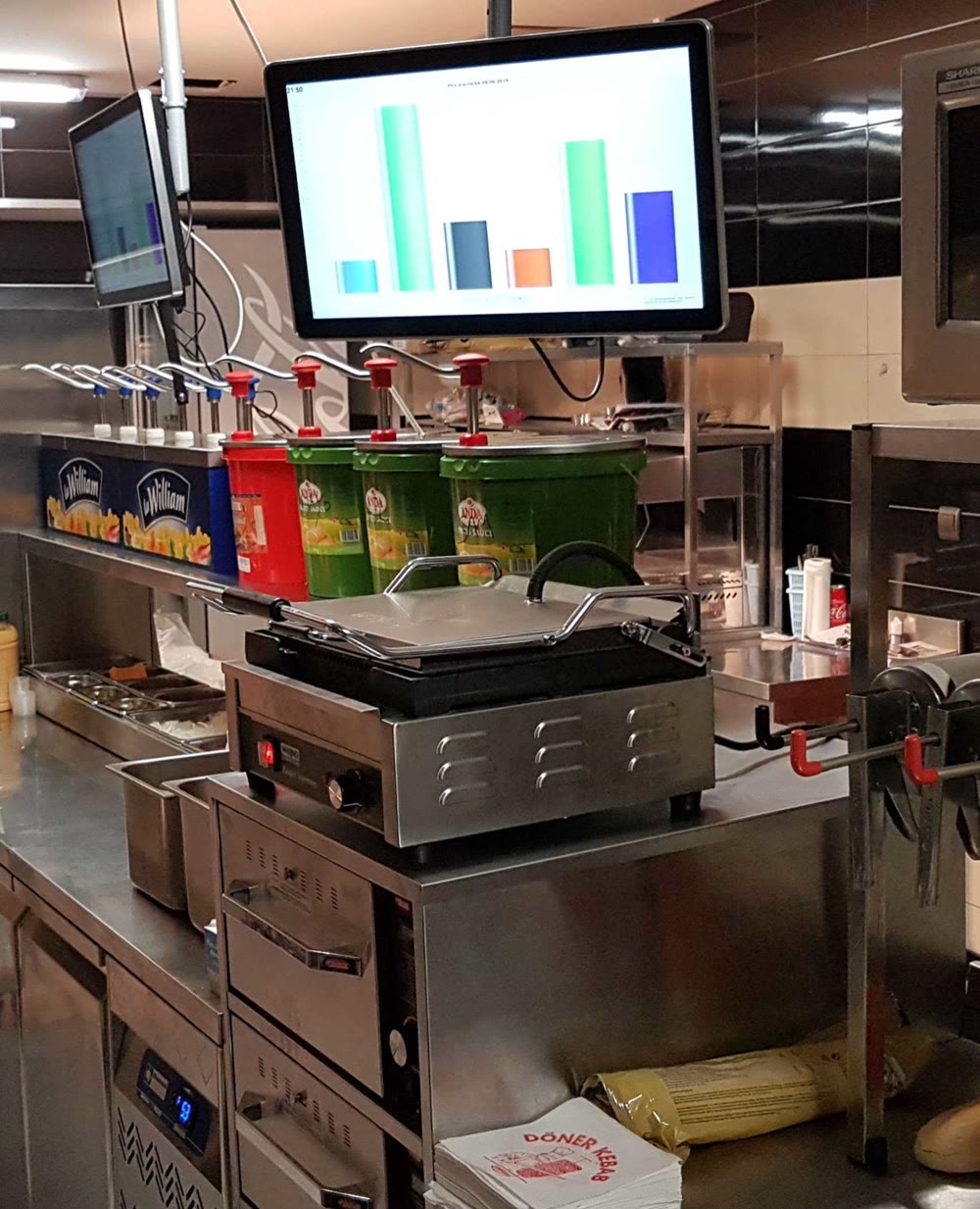 Écran de cuisine